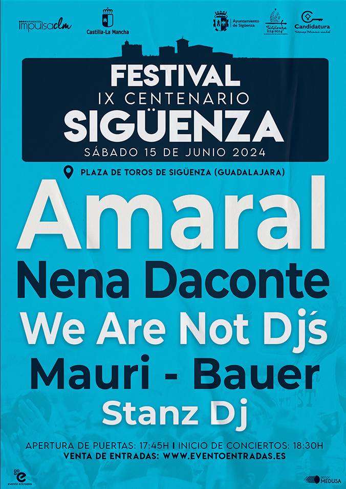 Festival IX Centenario Sigüenza – Señor Medusa – Producción de eventos y conciertos
