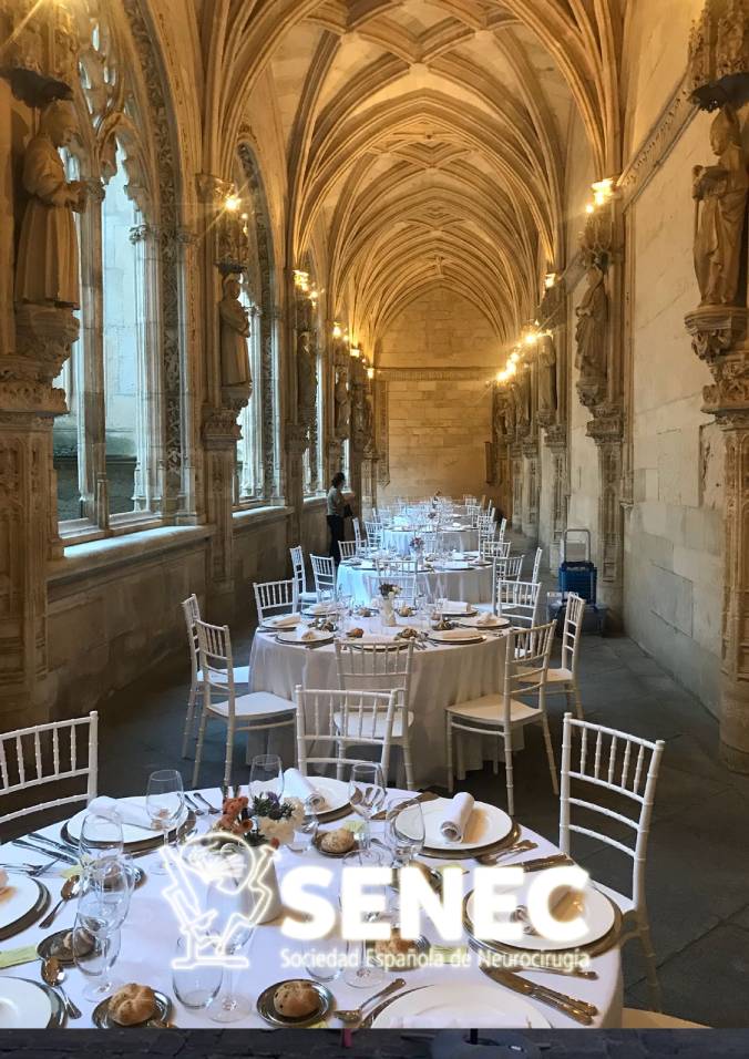 Cena del XXII Congreso Nacional de Neurocirugía - Claustro de San Juan de los Reyes de Toledo - Señor Medusa - Producción de eventos y conciertos
